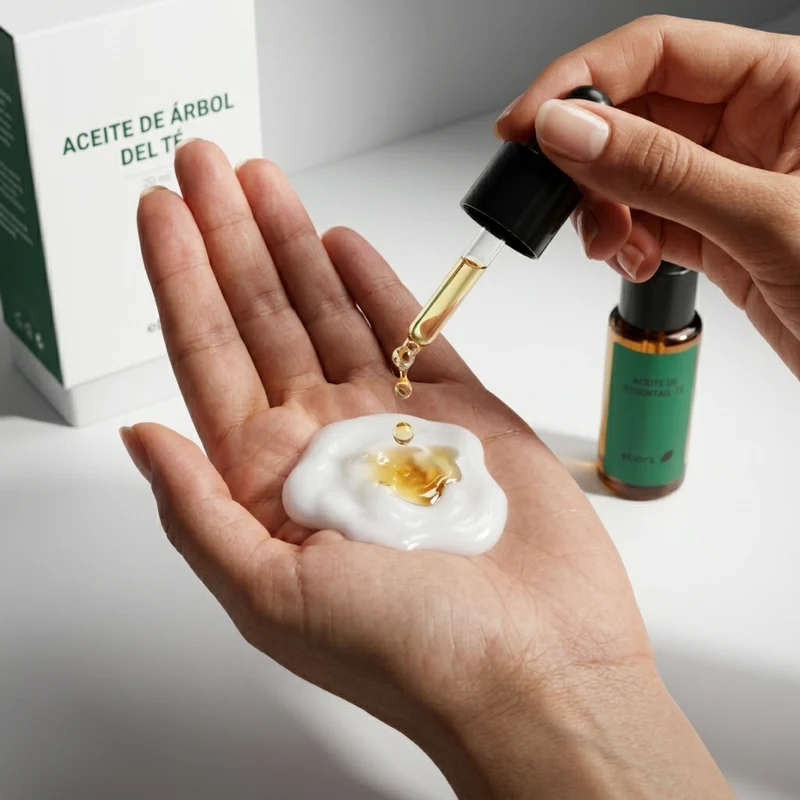 Huile d'arbre à thé Ebers avec compte-gouttes 20 ml