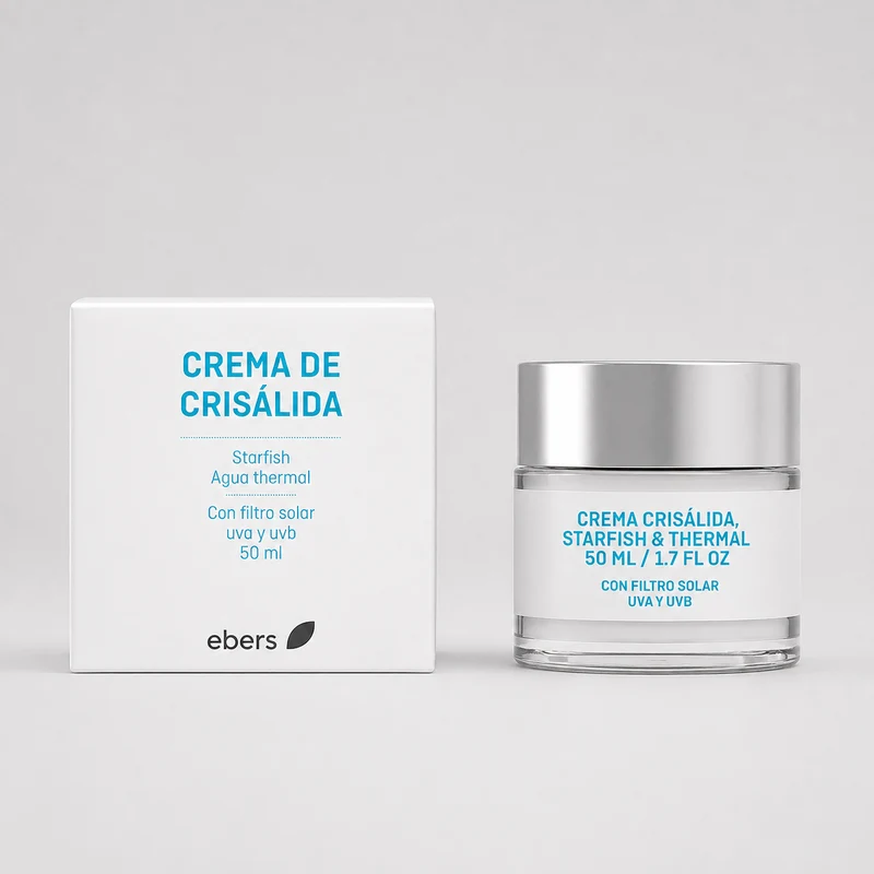 Crème Ebers Chrysalide pour peaux sensibles SPF 15 50 ml