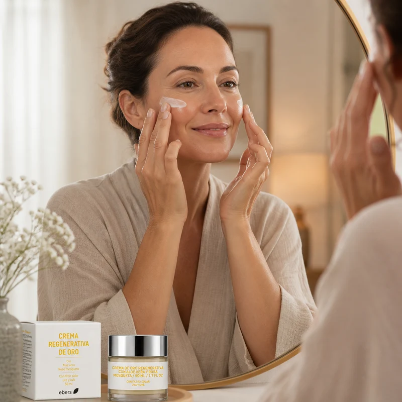 Crème régénératrice à l'or Ebers SPF15 50 ml