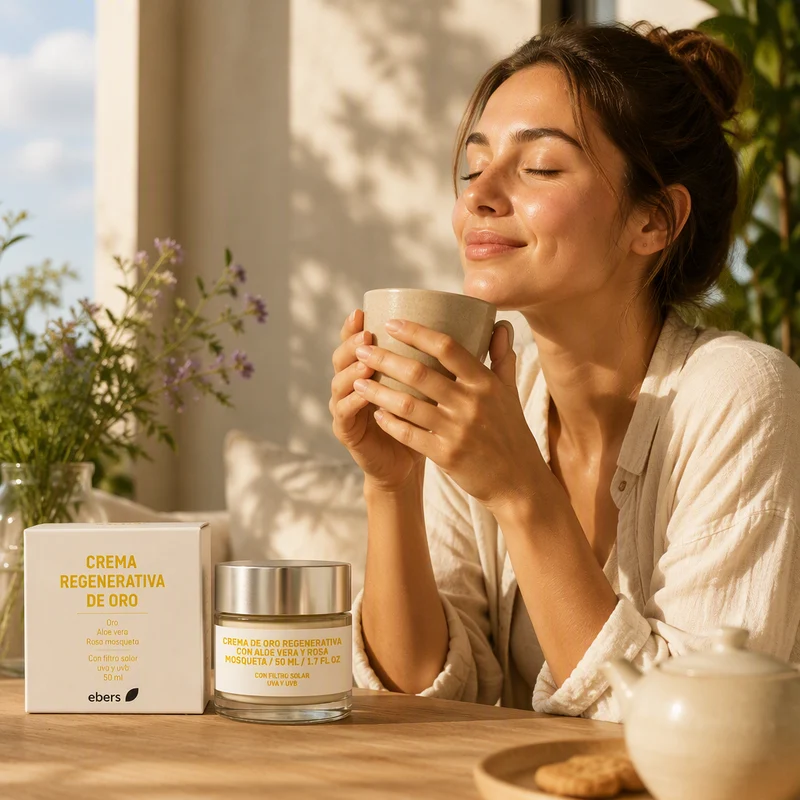 Crème régénératrice à l'or Ebers SPF15 50 ml