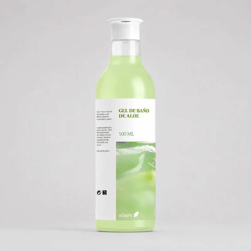 Gel de bain Ebers à l'Aloe Vera 500 ml