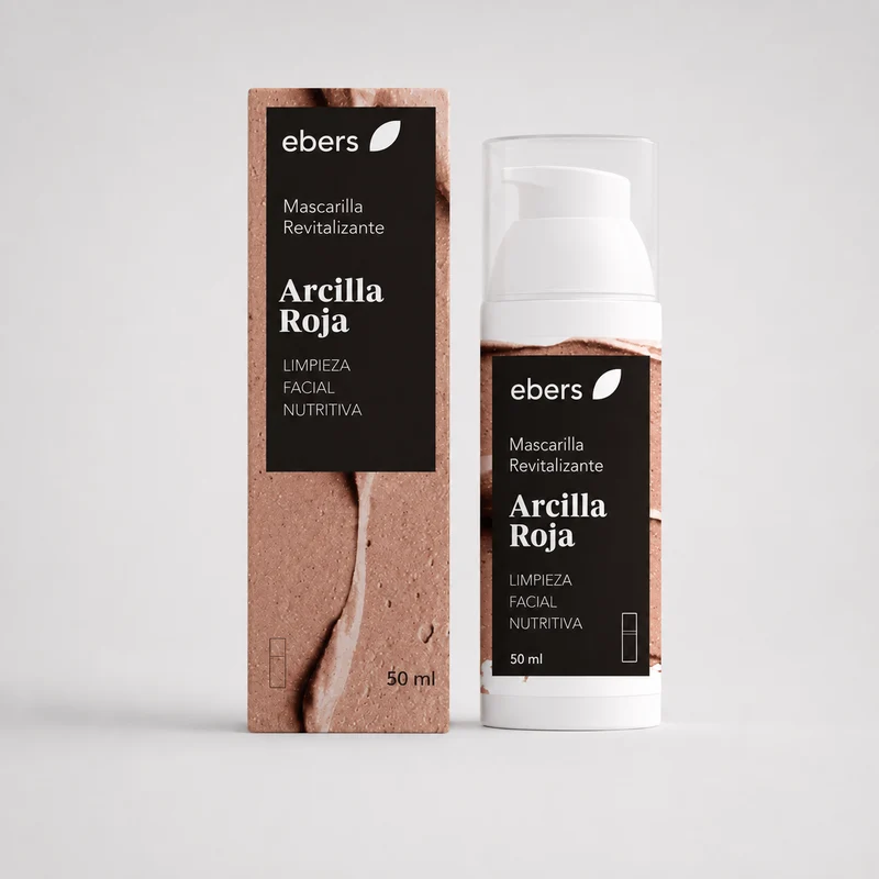 Masque revitalisant Ebers à l'argile rouge 50 ml