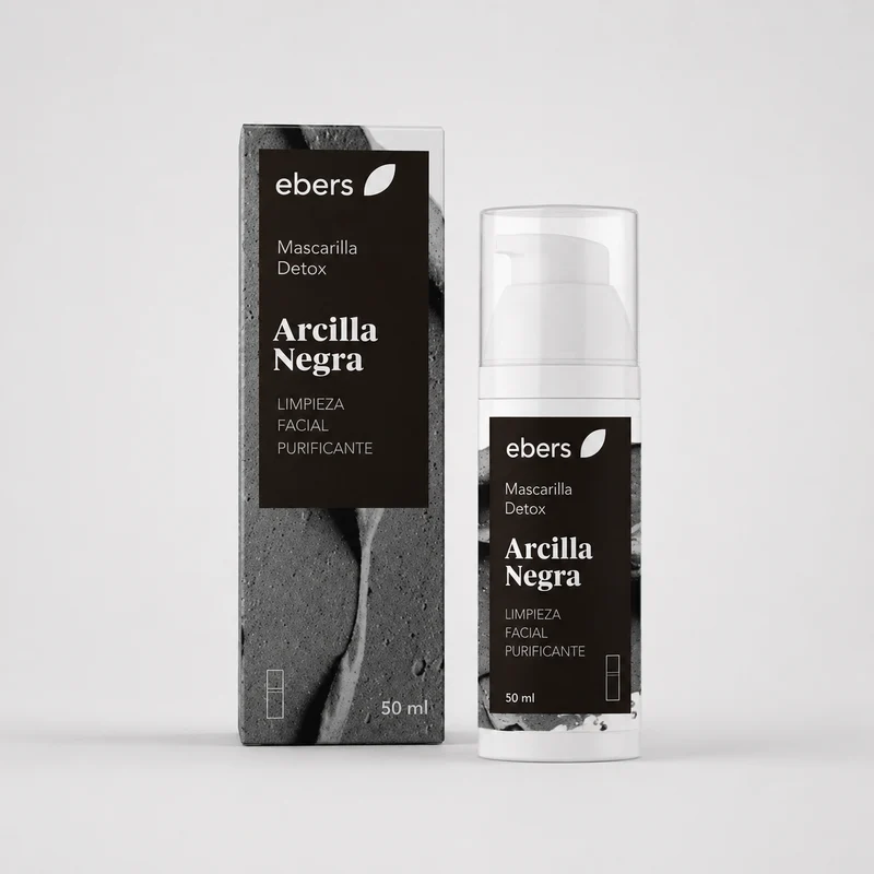 Masque détox Ebers à l'argile noire 50 ml