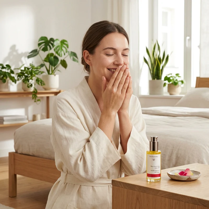 Dr.Hauschka Huile pour le corps aux pétales de rose 75 ml