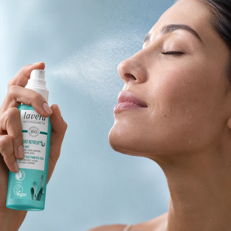Lavera Hydro Refresh Spray rafraîchissant aux algues et acide hyaluronique 100 ml