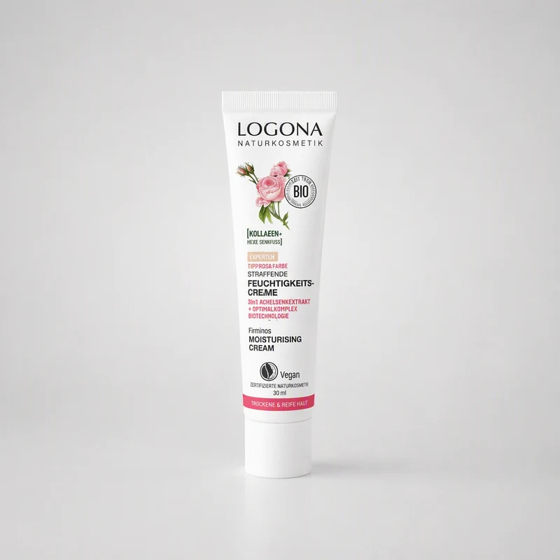 Crème Colorante Raffermissante Bio Rose et Pépins de Pomme Logona 30 ml