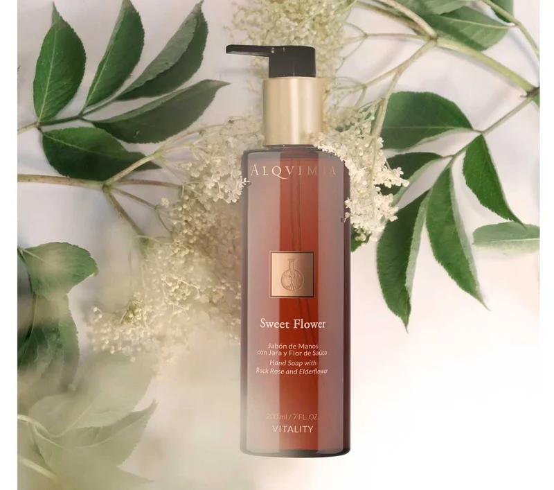 Savon pour les mains Alqvimia Sweet Flower 200 ml