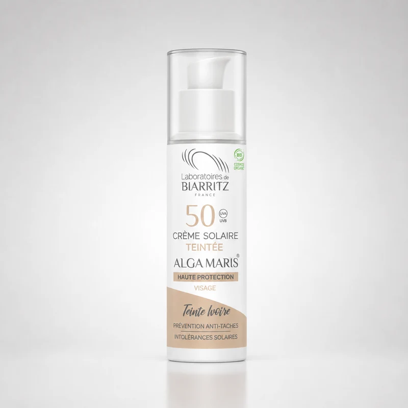 Laboratoires de Biarritz Crème Solaire Visage Ivoire SPF50 50 ml