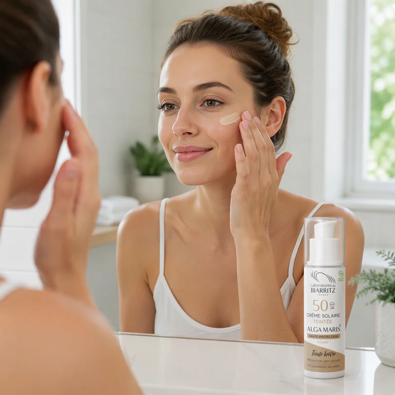 Laboratoires de Biarritz Crème Solaire Visage Ivoire SPF50 50 ml