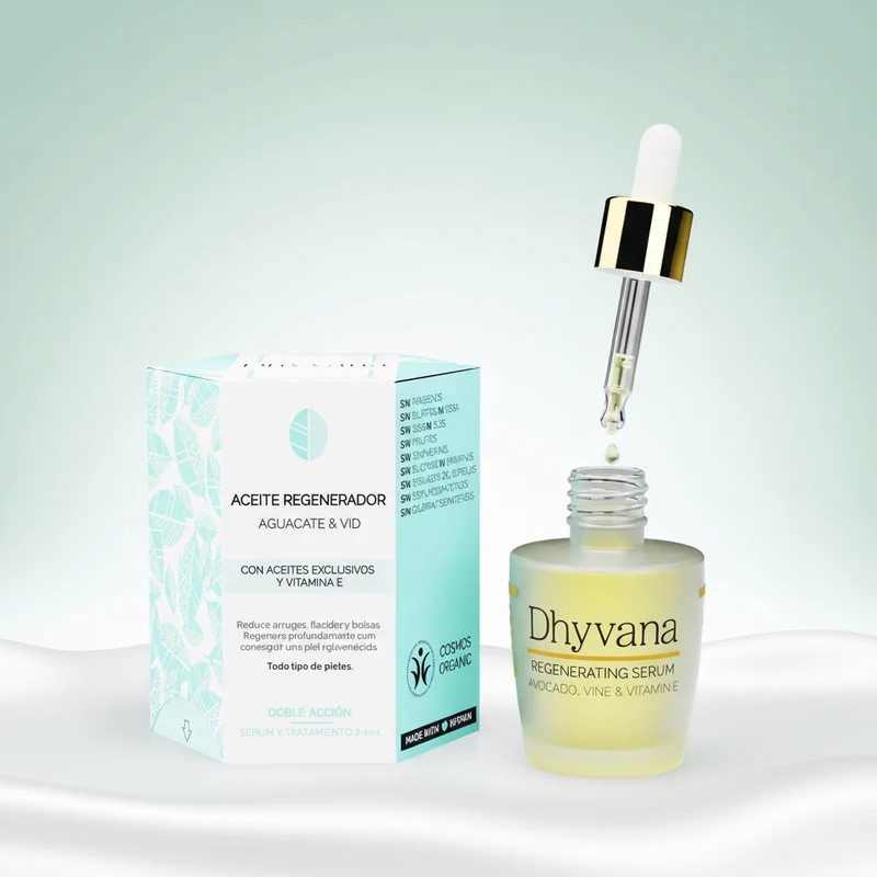 Dhyvana Sérum Huile Régénérante à l'Avocat et à la Vigne 75ml