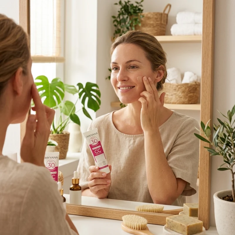 Dhyvana Crème Solaire SPF30 à l'Huile de Framboise ECO 50ml