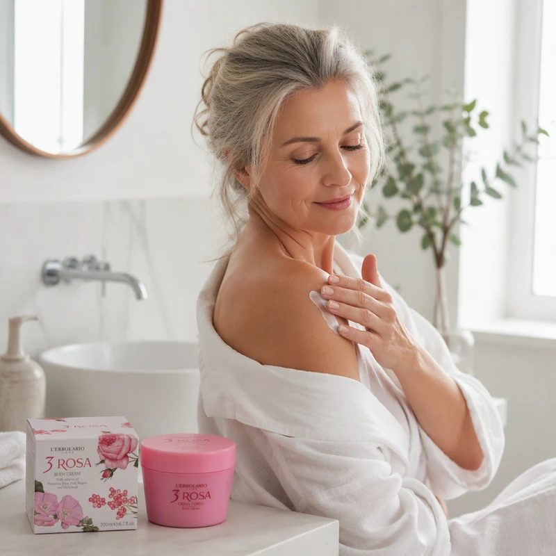 L'Erbolario 3 Rosa Crème Corps 200ml