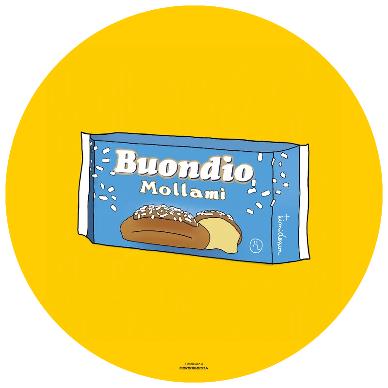 Tovaglietta Tonda Buondio D35 cm Gialla