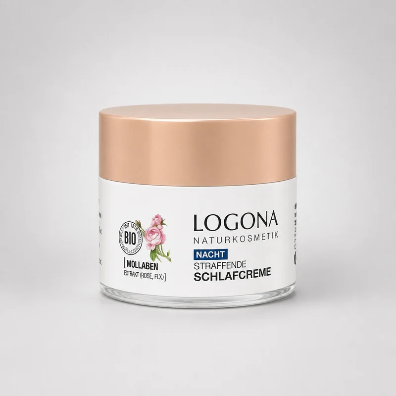 Logona Crème de Nuit Raffermissante Roses et Pépins de Pomme Bio 50 ml