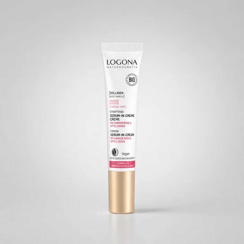 Logona Sérum Fermeté Contour des Yeux Roses et Pépins de Pomme Bio 15 ml