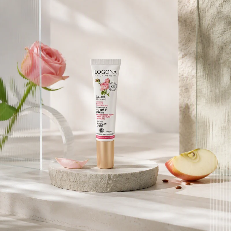 Logona Sérum Fermeté Contour des Yeux Roses et Pépins de Pomme Bio 15 ml