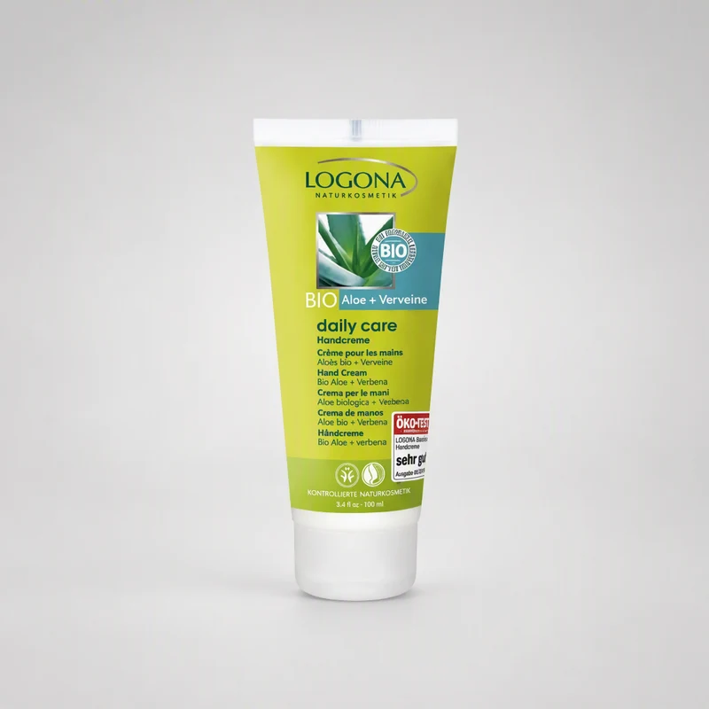 Logona Aloe et Verveine Crème pour les Mains Usage Quotidien. 100 ml