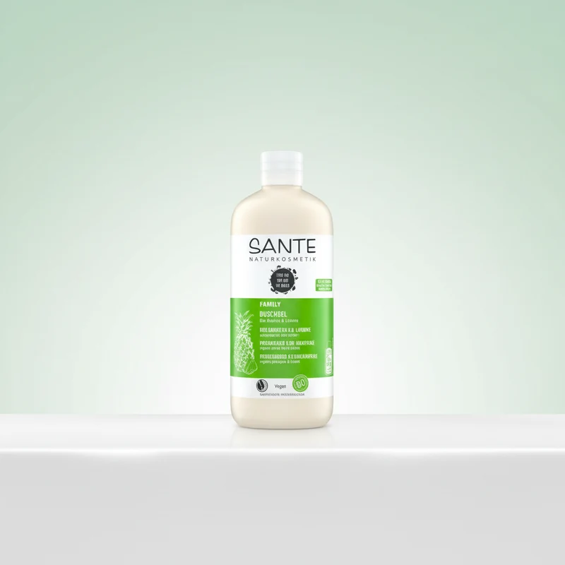 Sante Gel Douche Ananas et Citron Bio 500ml