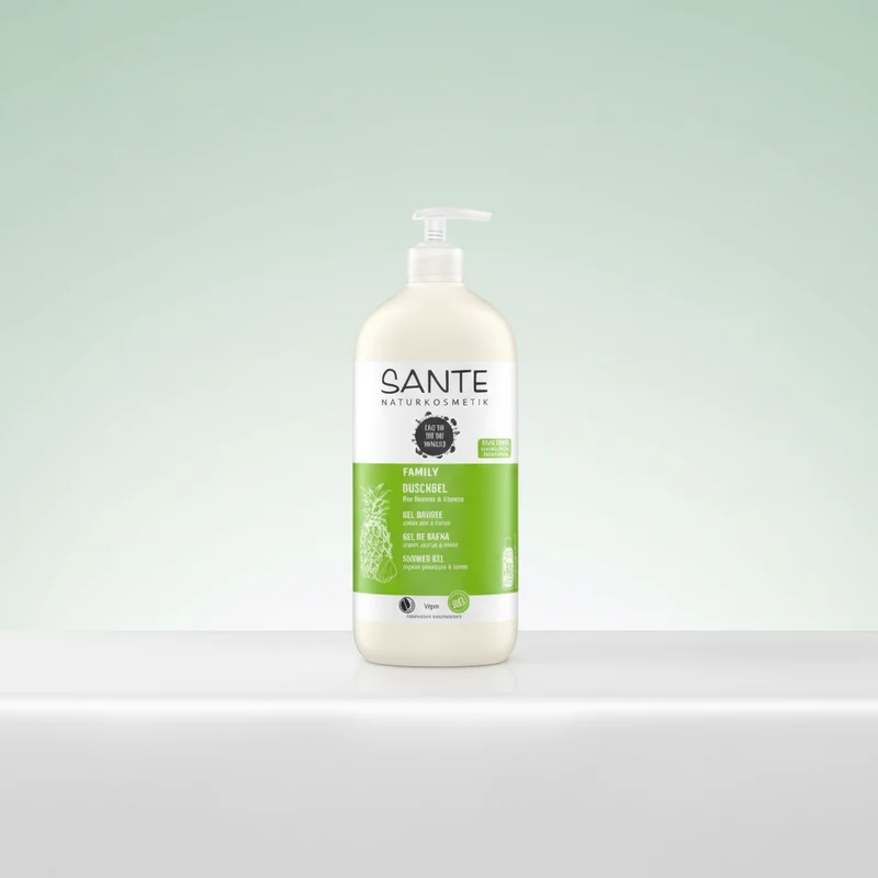 Sante Gel Douche Ananas et Citron Bio 950ml