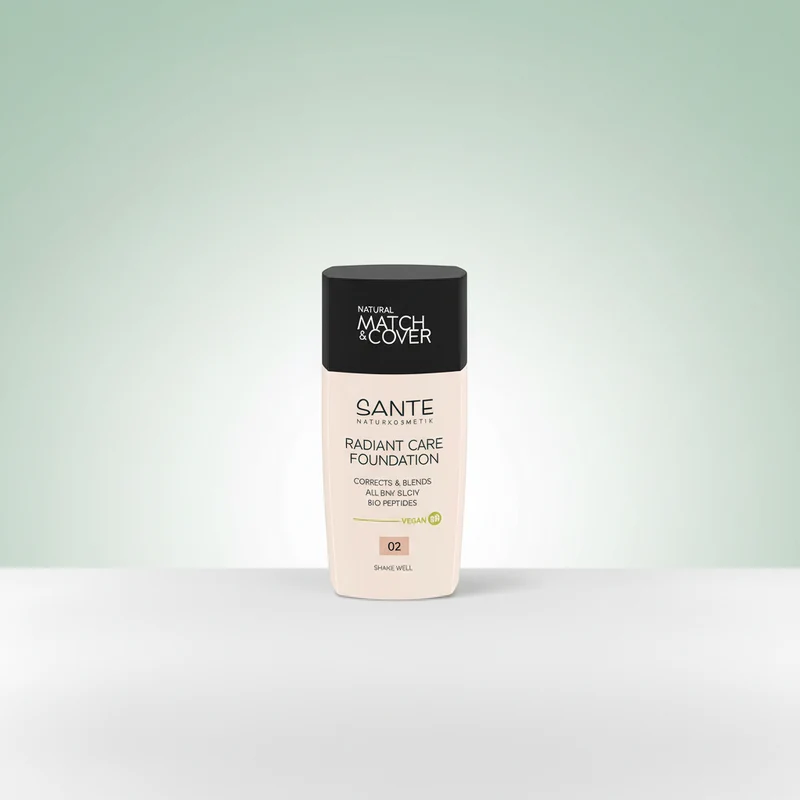 Fond de teint fluide Sante Radiant Care 02 Rose Linen 30 ml