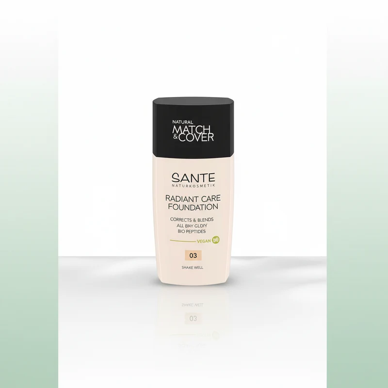 Fond de teint fluide Sante Radiant Care 03 Neutral Linen 30 ml