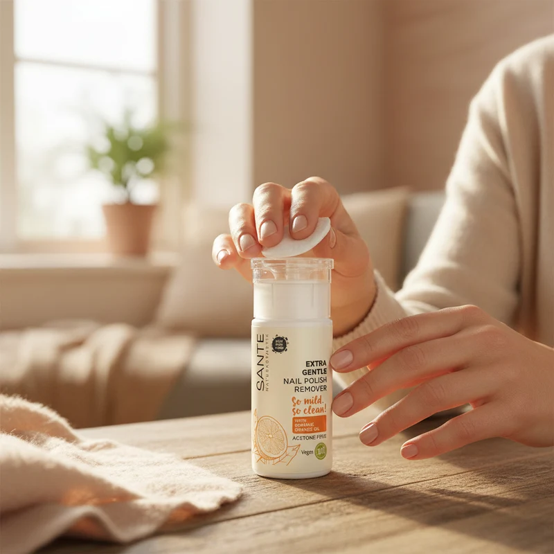 Dissolvant pour vernis à ongles extra doux Sante 100 ml