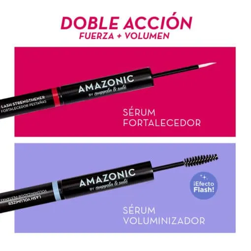 Nuggela & Sule Amazonic Sérum Fortifiant Cils + Volumateur 3 ml + 3 ml