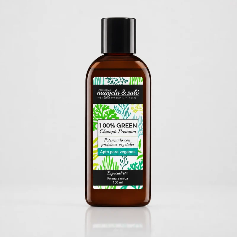 Nuggela & Sule Shampooing 100% Vert Format Voyage 100 ml