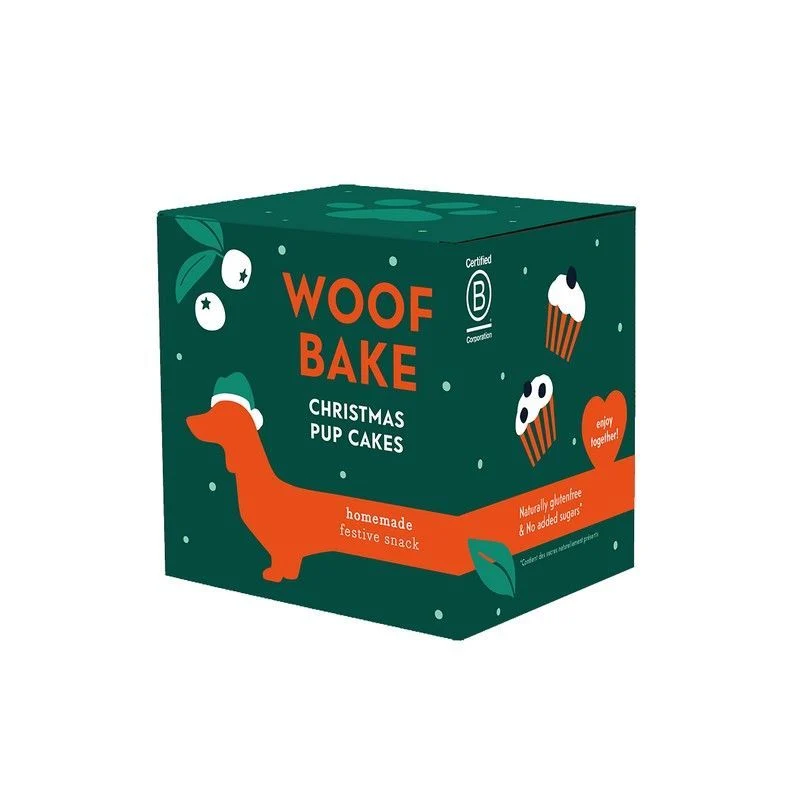 Pineut WoofBake Box – Pupcake di Natale BIO per Cani