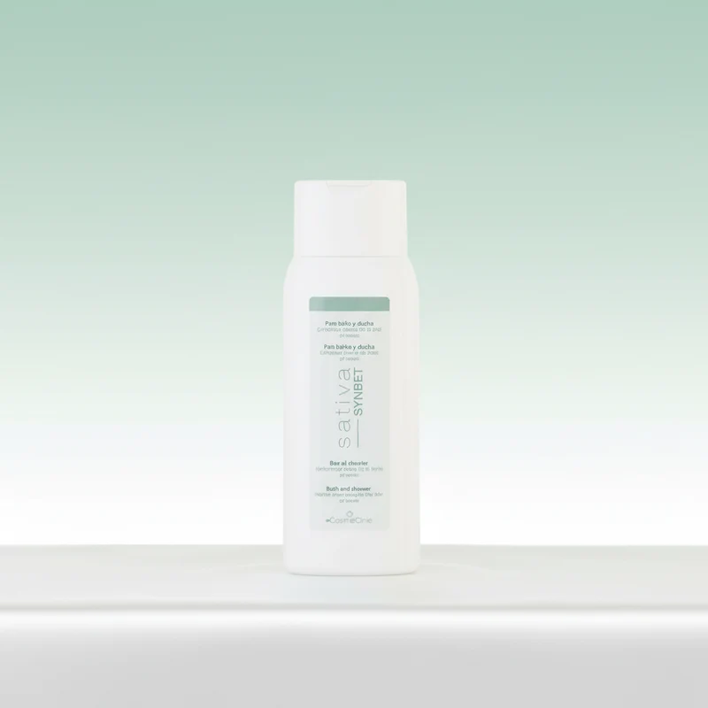 Sativa Syndet Gel Bain et Douche Peaux Sensibles, Réactives et Intolérantes 400 ml