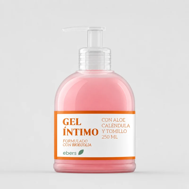 Gel Intime Ebers à l'Aloe Vera, au Calendula et au Thym 250 ml