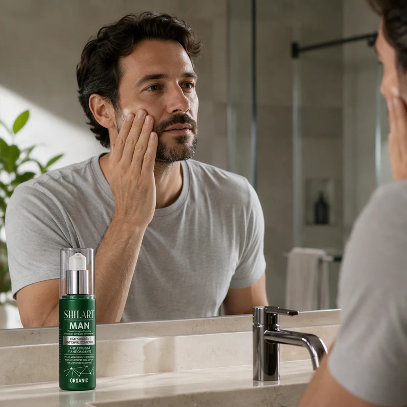 Émulsion Visage Anti-Âge Shilart Man 120 ml