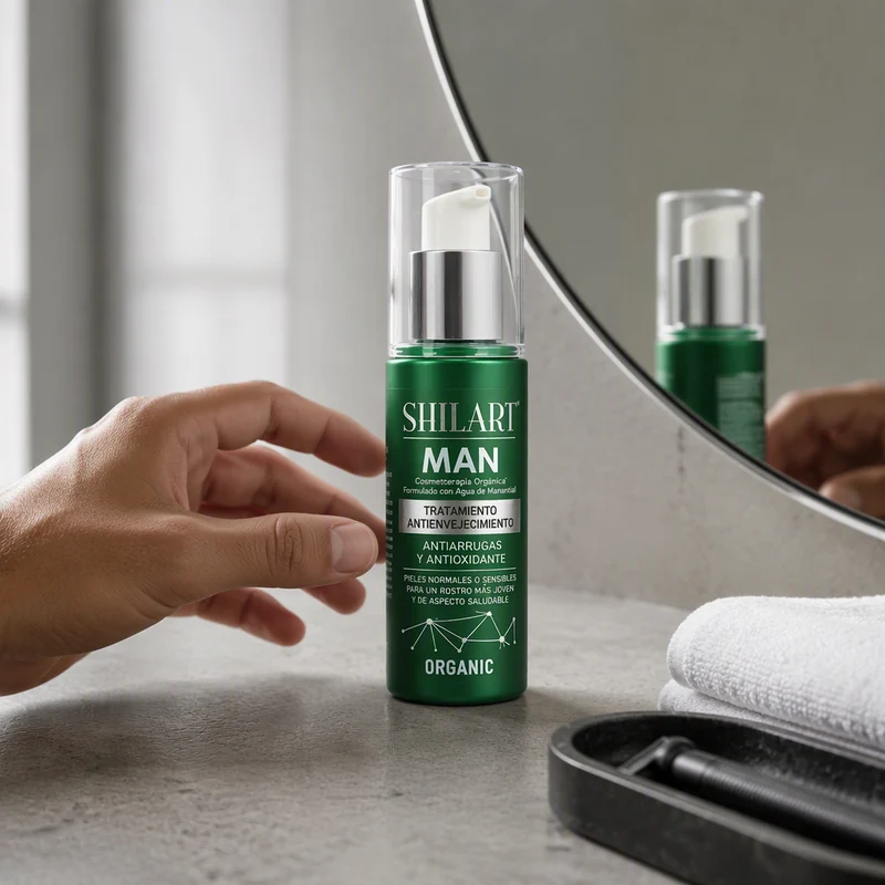 Émulsion Visage Anti-Âge Shilart Man 120 ml