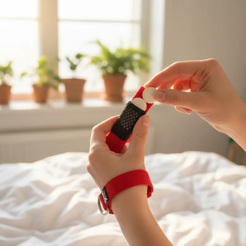 Bracelet Anti-moustique Zeropick Taille L Rouge