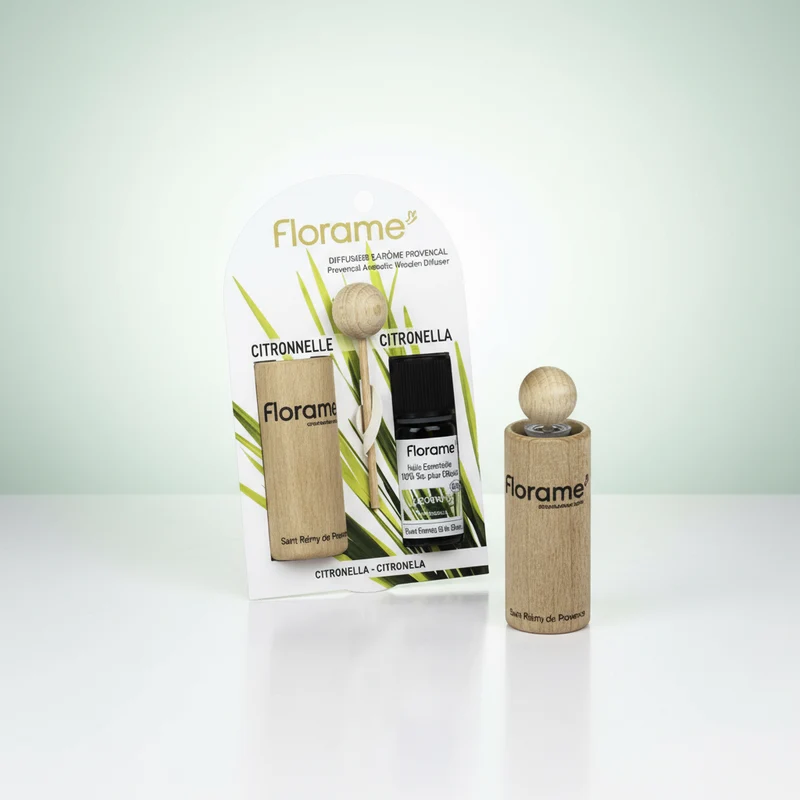 Diffuseur Provençal Florame + Huile Essentielle de Citronnelle