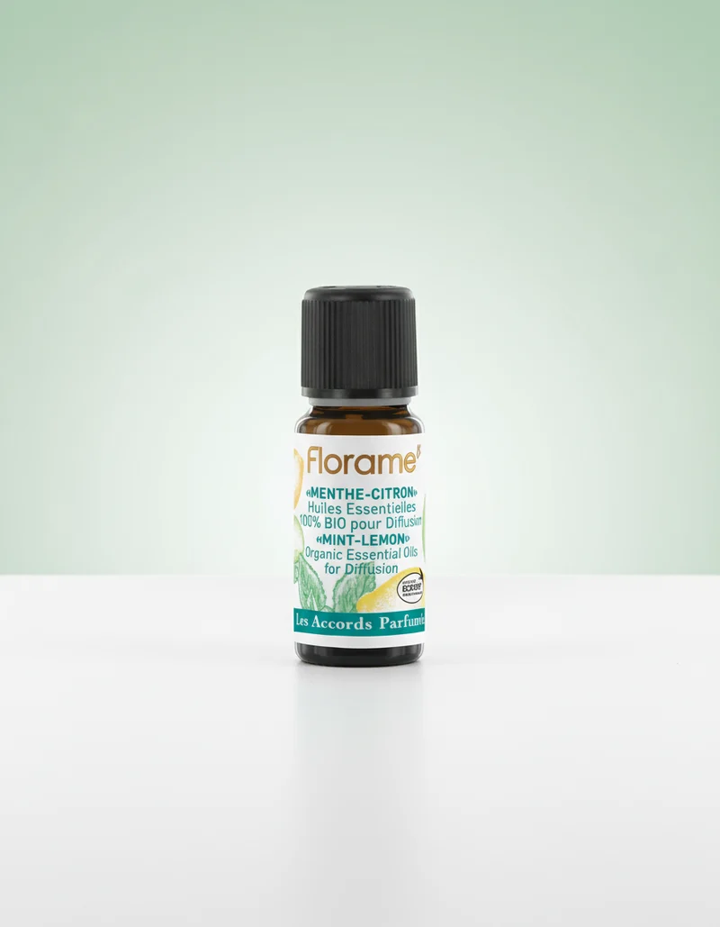 Florame BIO Composition d'Huiles Essentielles à la Menthe et au Citron 10ml