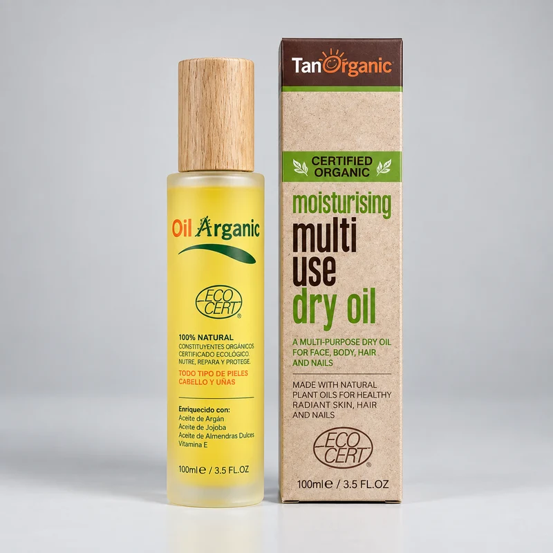 Tanorganic Huile Sèche Hydratante Multi-Usages Huile Arganique 100 ml