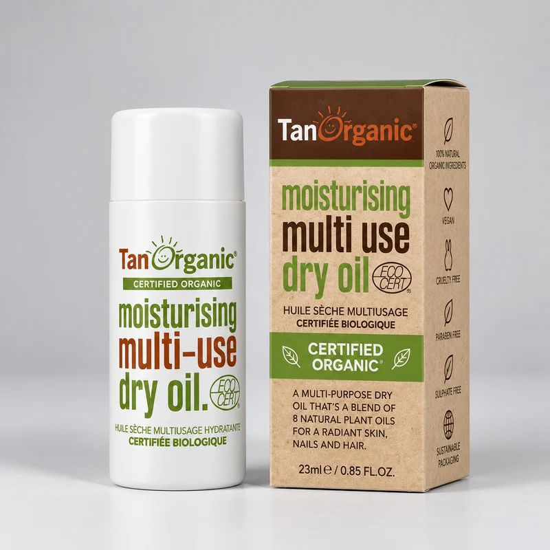 Tanorganic Huile Sèche Hydratante Multi-Usages Huile Arganique 25 ml