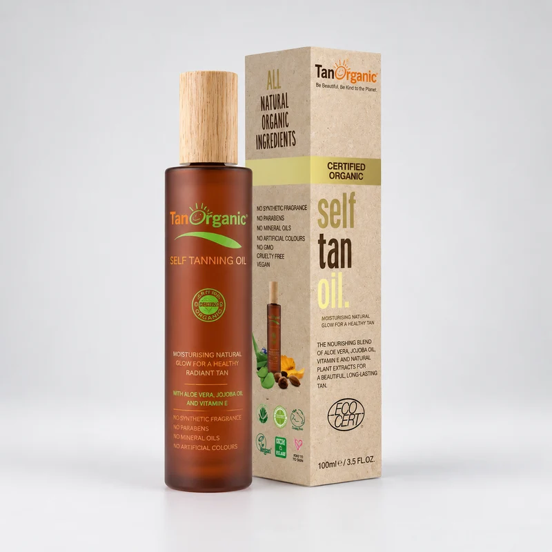 Huile Autobronzante Hydratante Transparente Tanorganic 100 ml