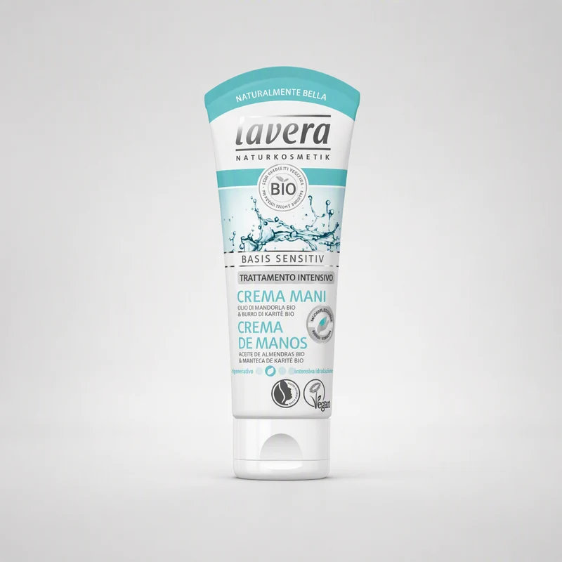 Crème pour les mains Lavera Basis Sensitiv 75ml