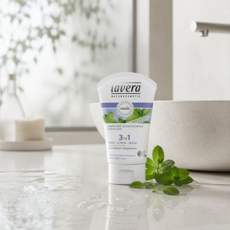 Lavera Gel nettoyant 3en1 menthe bio 125ml