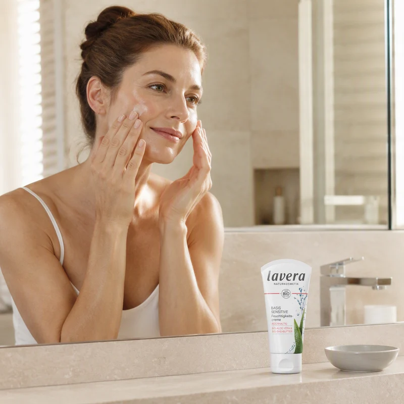Lavera Crème de Jour Nourrissante Peau Sèche Basis Sensitiv 50 ml