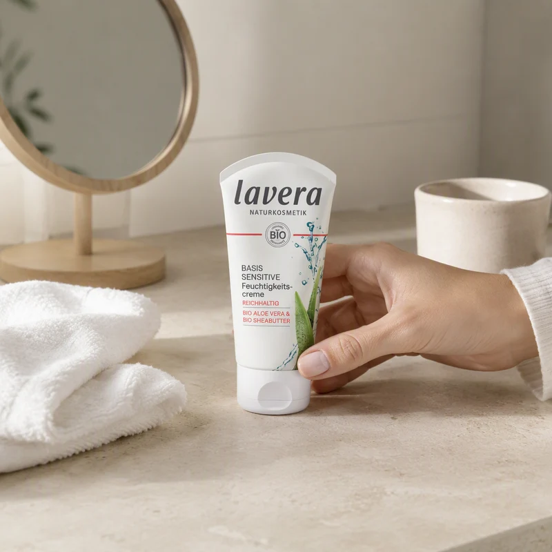 Lavera Crème de Jour Nourrissante Peau Sèche Basis Sensitiv 50 ml