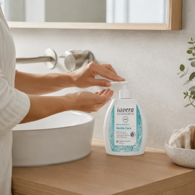 Savon pour les mains Lavera Basis Sensitive Aloe et Camomille 250 ml
