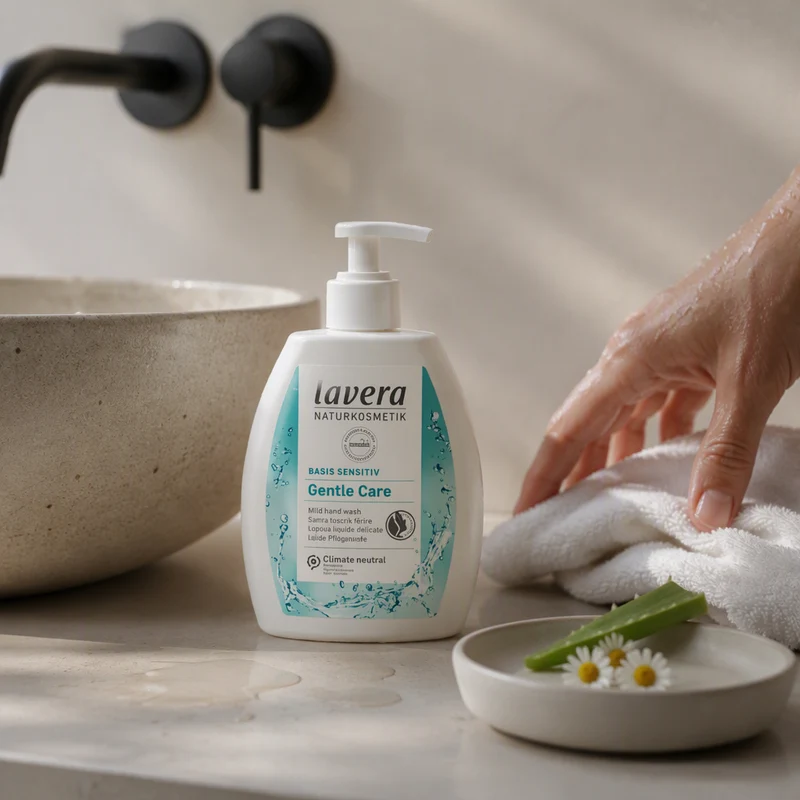 Savon pour les mains Lavera Basis Sensitive Aloe et Camomille 250 ml