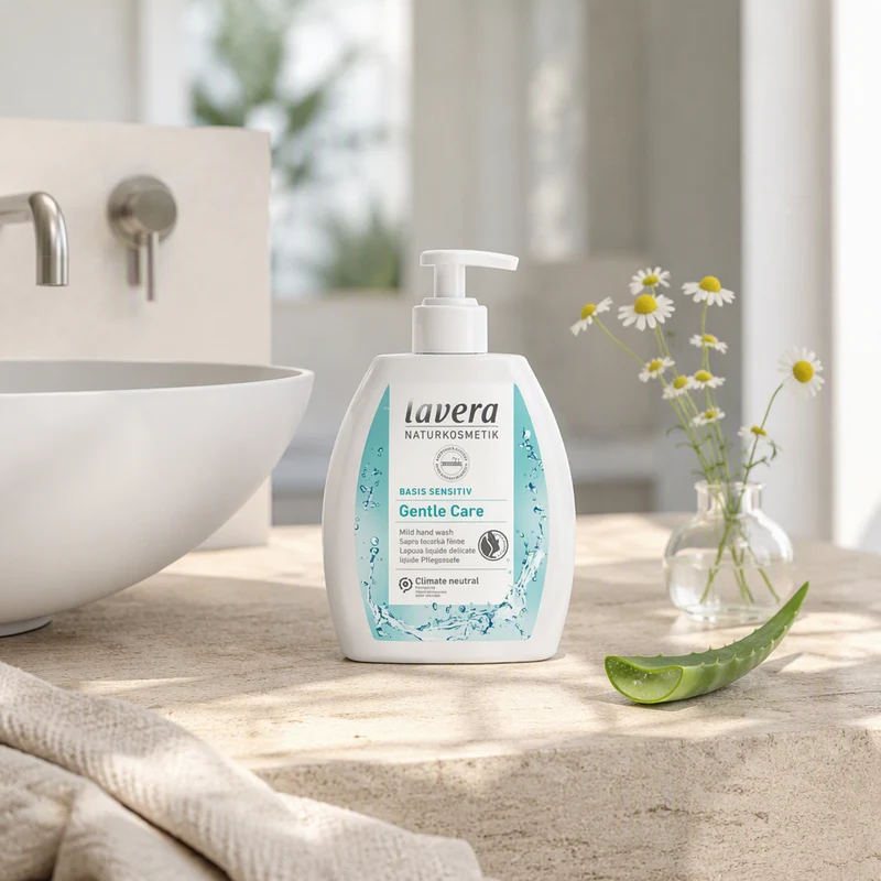 Savon pour les mains Lavera Basis Sensitive Aloe et Camomille 250 ml
