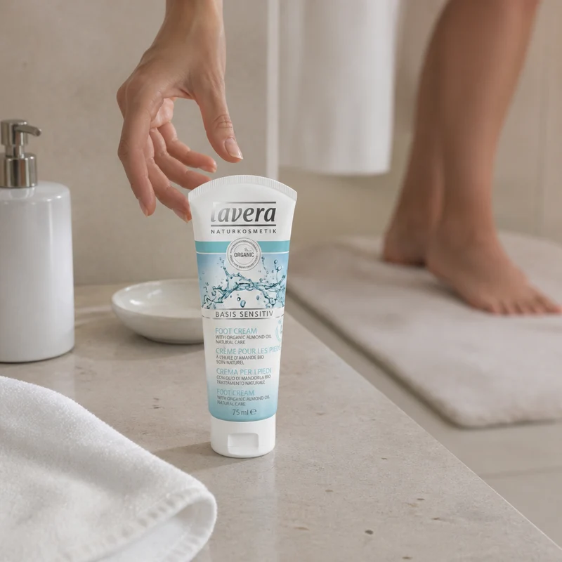 Crème Pieds Sensibles Basis de Lavera 75 ml