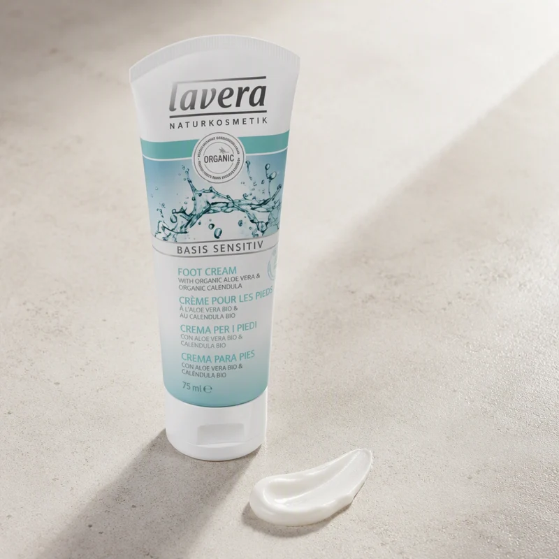 Crème Pieds Sensibles Basis de Lavera 75 ml