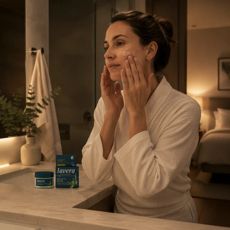 Lavera Crème de Nuit Q10 Basis Sensitiv 50 ml