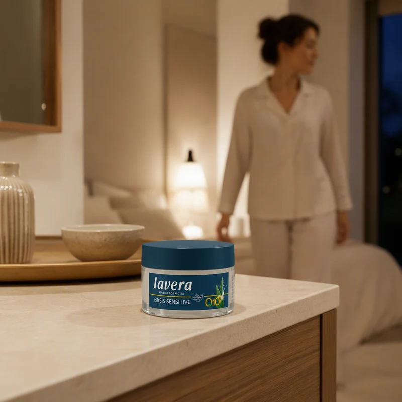 Lavera Crème de Nuit Q10 Basis Sensitiv 50 ml